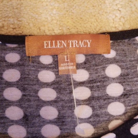 Ellen Tracy Shirt Sz Large Short Sleeve - Picture 3 of 4